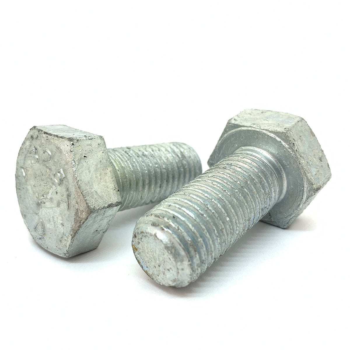 1/2-13x2" A325 Structural Hex Bolts Full Thread Hot Dip Galvanized