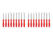 Pointed and Blunt Pick and Hook Set (18-Piece)
