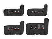 5, 7, 9 Inch Internal and External Retaining Ring Pliers Set with Rolls, 16-Piece (0.037, 0.047, 0.070, 0.090 in. Tips)