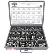 Metric A4 Stainless Steel Allen Socket Head Cap Screws Bolts Assortment - 611 PCS