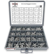 Dome Head Blind Pop Rivets Alum/Alum Mandrel Assortment - 1001 PCS