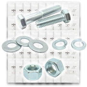 Inch Grade 5 FINE Hex Cap Screws, Hex Nuts, Flat & Lock Washers - 573PCS
