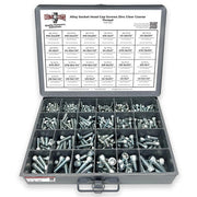 Alloy Socket Head Cap Screws Zinc Clear Coarse Thread - 453 pcs