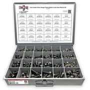 Inch Grade 8 Hex Flange Frame Bolts & Lock Nuts Phos & Oil Assortment - 693 PCS