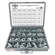 Metric Class 10.9 JIS Hex Flange Frame Bolts & Serr Nuts Assortment M6-M12 402 PCS
