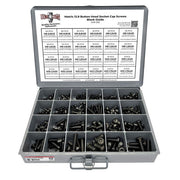 Metric 12.9 Alloy Allen Button Head Socket Cap Screws Bolts Black Oxide Assortment - 453 PCS