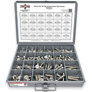 Metric A4-70 Stainless Steel Flat Socket Screws - 305 PCS