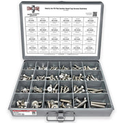 Metric A4-70 Stainless Steel Flat Socket Screws - 609 PCS