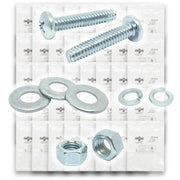 Inch Phillips Pan Head Machine Screws, Hex Nuts, Flat & Lock Washers - 7110 PCS
