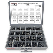 Metric Class 12.9 Flat Socket Screws Black Oxide - 453 PCS
