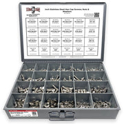 Inch 316 Stainless Steel Hex Cap Screws, Nuts & Washers - 1147 PCS