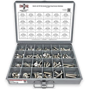 Metric A2-70 Stainless Steel Flat Socket Screws - 609 PCS