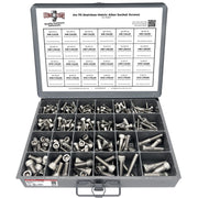 Metric A4 Stainless Steel Allen Socket Head Cap Screws Bolts Assortment - 306 PCS