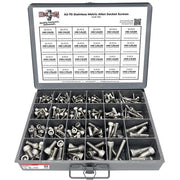 Metric A2 Stainless Steel Allen Socket Head Cap Screws Bolts Assortment - 306 PCS