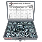 Metric Class 10.9 JIS Hex Flange Frame Bolts & Serrated Nuts Assortment M6-M10 402 PCS