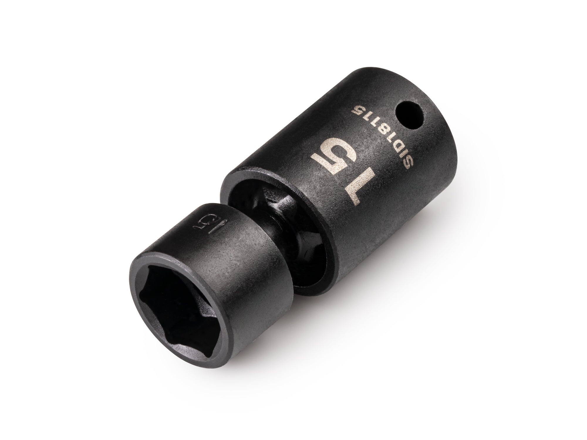 3/8 Inch Drive x 15 mm Shallow 6-Point Universal Joint Impact Socket