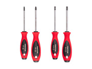 Phillips and Slotted Screwdriver Set - 4 Inch Shanks, 4-Piece (#1-#2, 5.5-6.5 mm)
