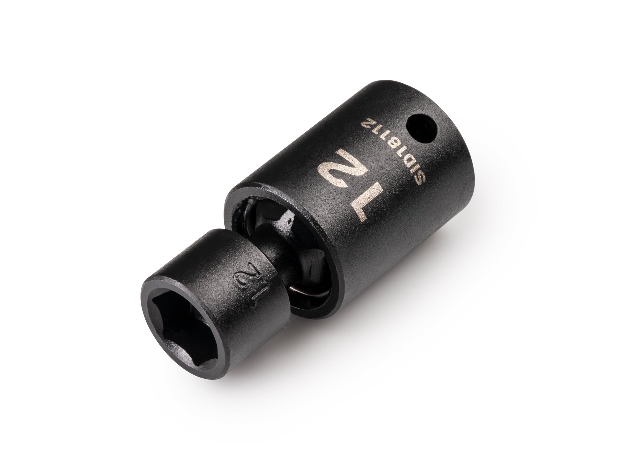 3/8 Inch Drive x 12 mm Shallow 6-Point Universal Joint Impact Socket