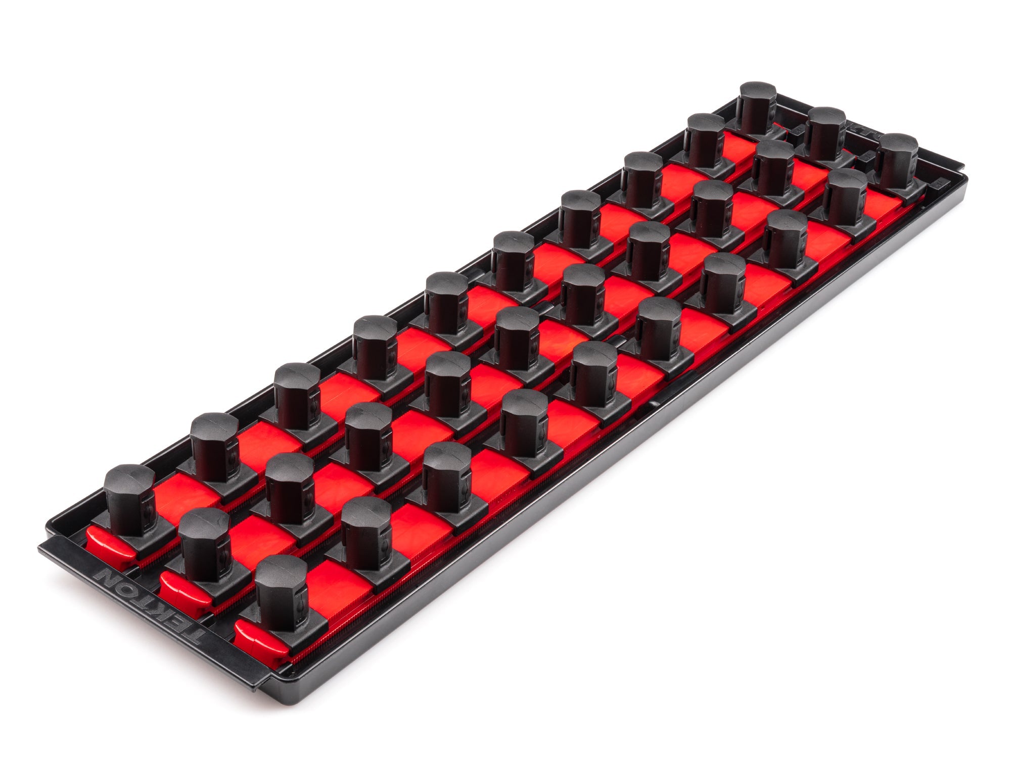 3/4 Inch Drive 3-Rail Socket Organizer Set, Red (30-Tool)