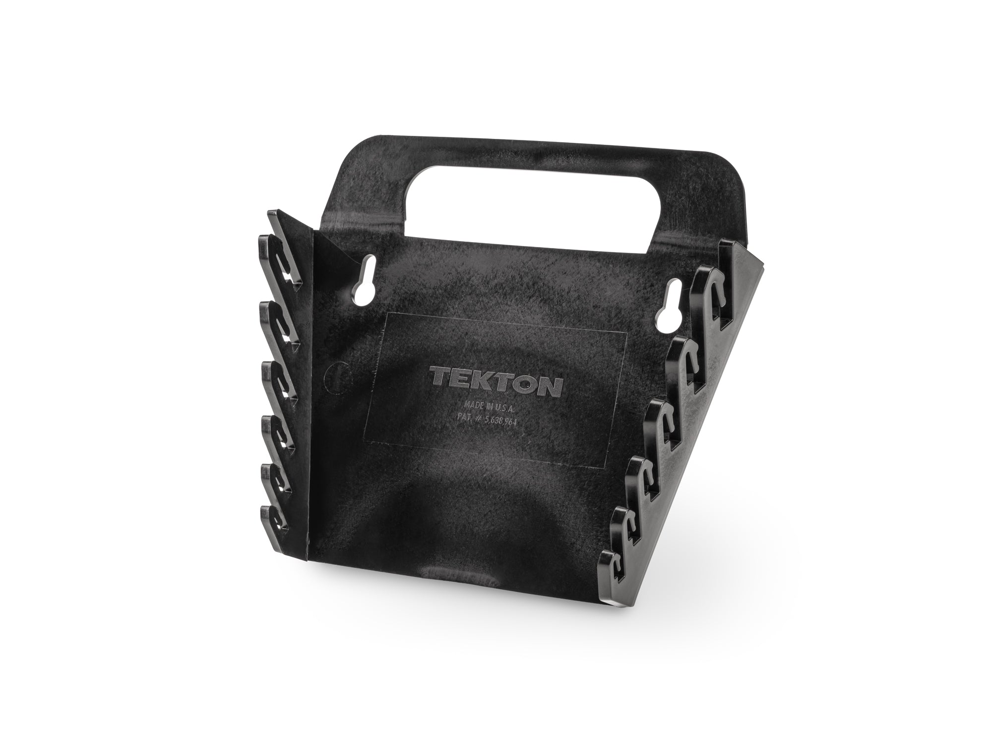 6-Tool Long Flex 12-Point Ratcheting Box End Wrench Holder (Black)