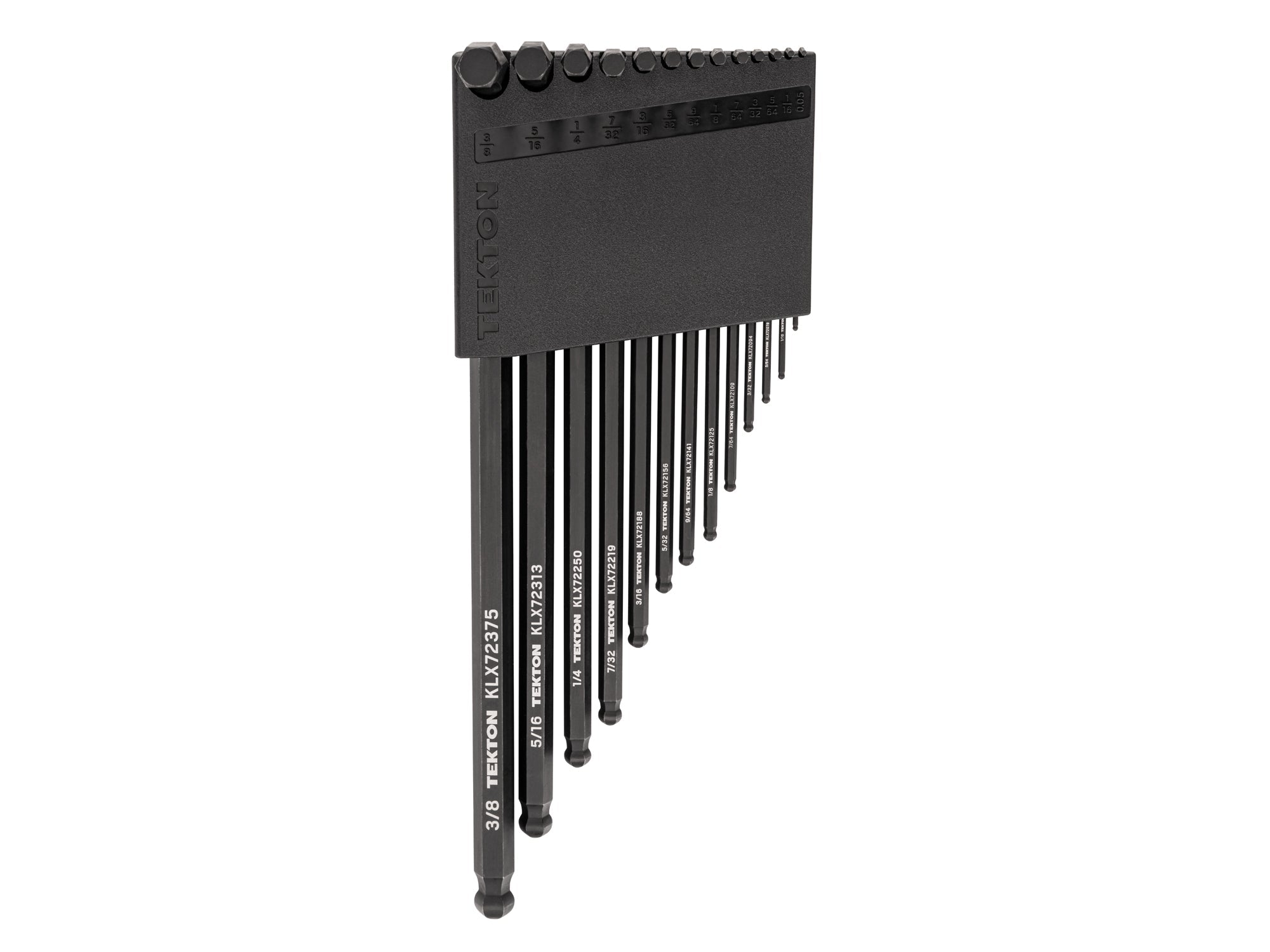 Ball End Hex L-Key Set with Holder, 13-Piece (0.050 - 3/8 in.)
