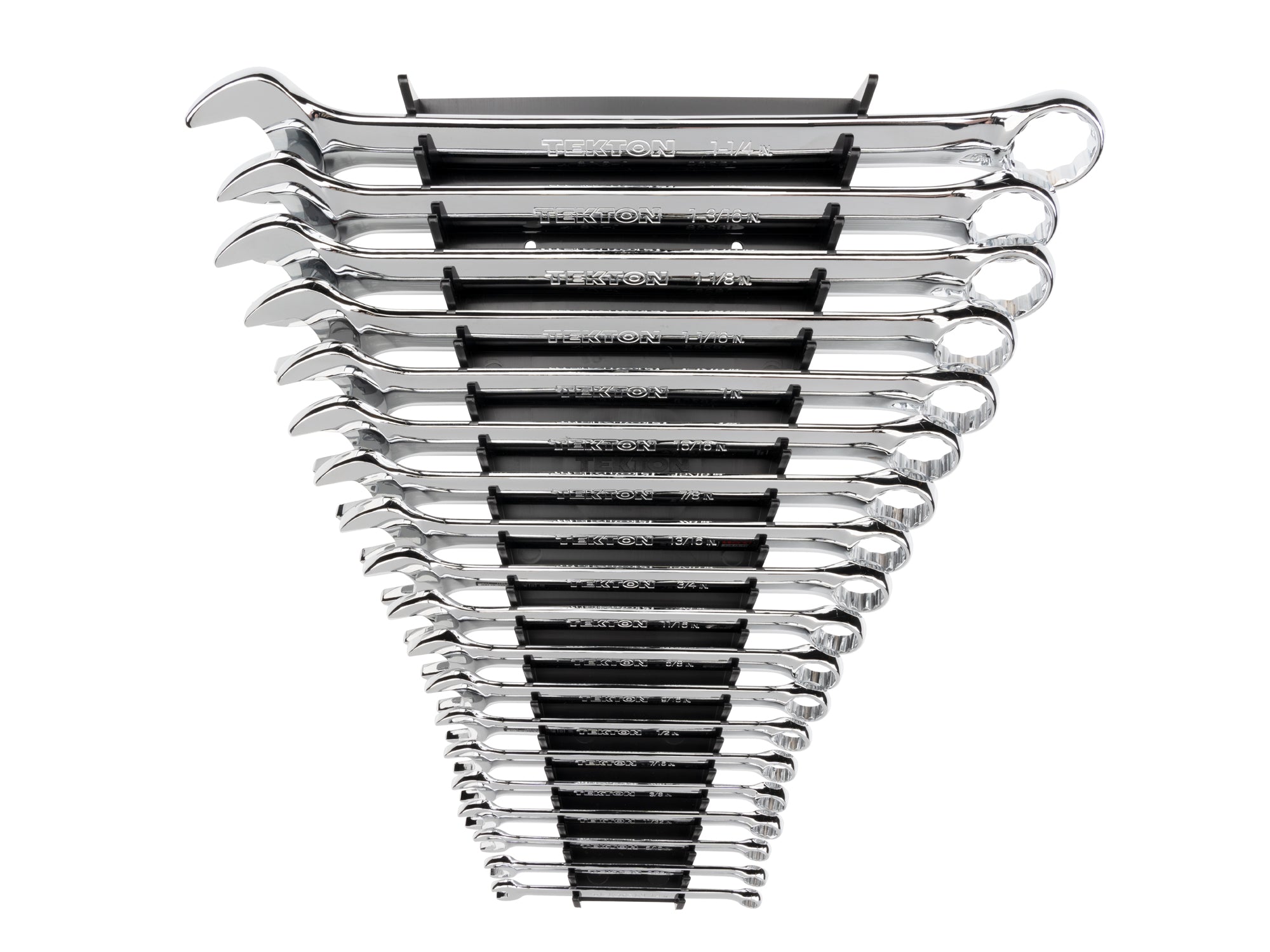 Combination Wrench Set with Rack, 19-Piece (1/4 - 1-1/4 in.)