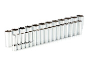 1/2 Inch Drive Deep 6-Point Socket Set, 29-Piece (10 - 38 mm)