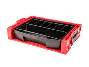 Open Top Drawer (LS-Tray) with 7-Cavity Parts Tray and Stacking Drawer Rack
