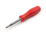 6-in-1 Phillips/Slotted Driver (#1 x 3/16 in., #2 x 1/4 in., Red)