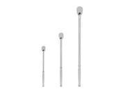 1/4, 3/8, 1/2 Inch Drive Non-Quick-Release Long Ratchet Set, 3-Piece (9, 12, 18 in.)