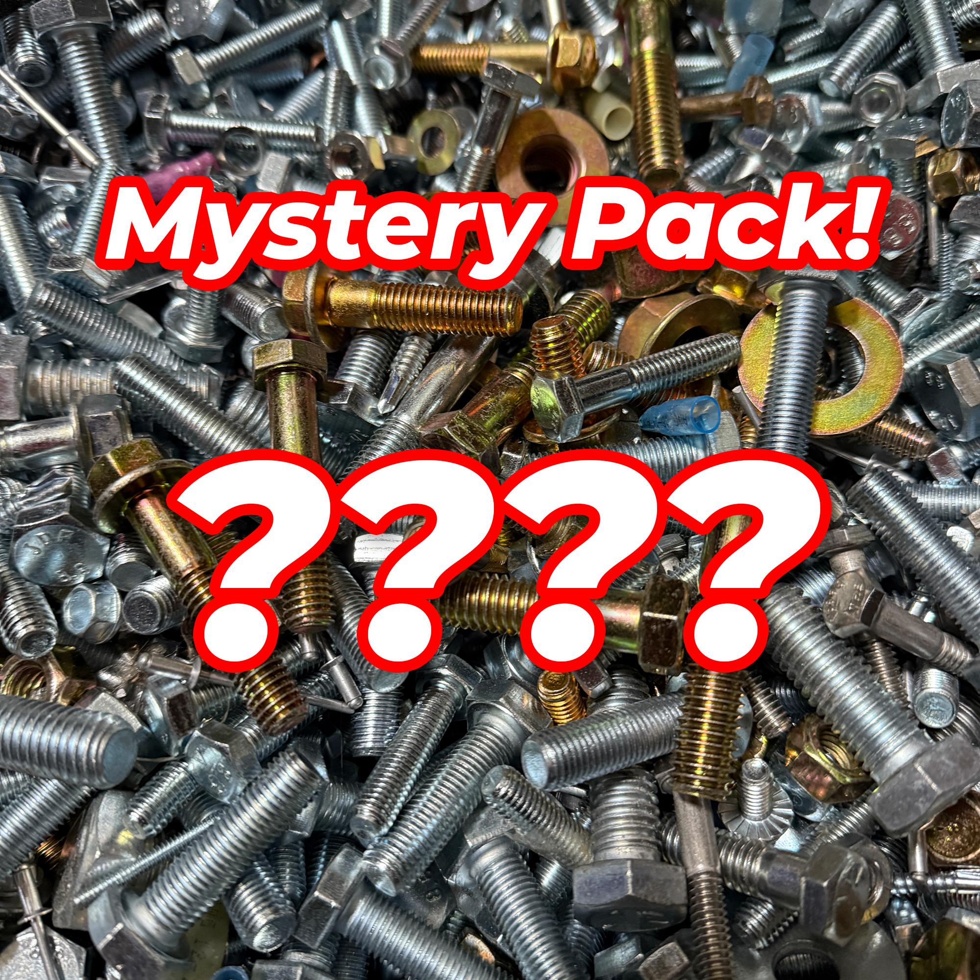14, 28, or 42LBS Miscellaneous Assorted Bolts, Screws, Flange, Nuts, Pins, Washers, & More! Mystery Pack!