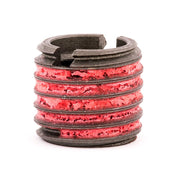 1/2"-20 x 3/4"-10 Carbon Steel Standard Wall Thread Insert for Metal w/ Red Loctite