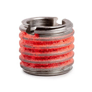 1/2"-20 x 3/4"-10 Stainless Steel Standard Wall Thread Insert for Metal w/ Red Loctite