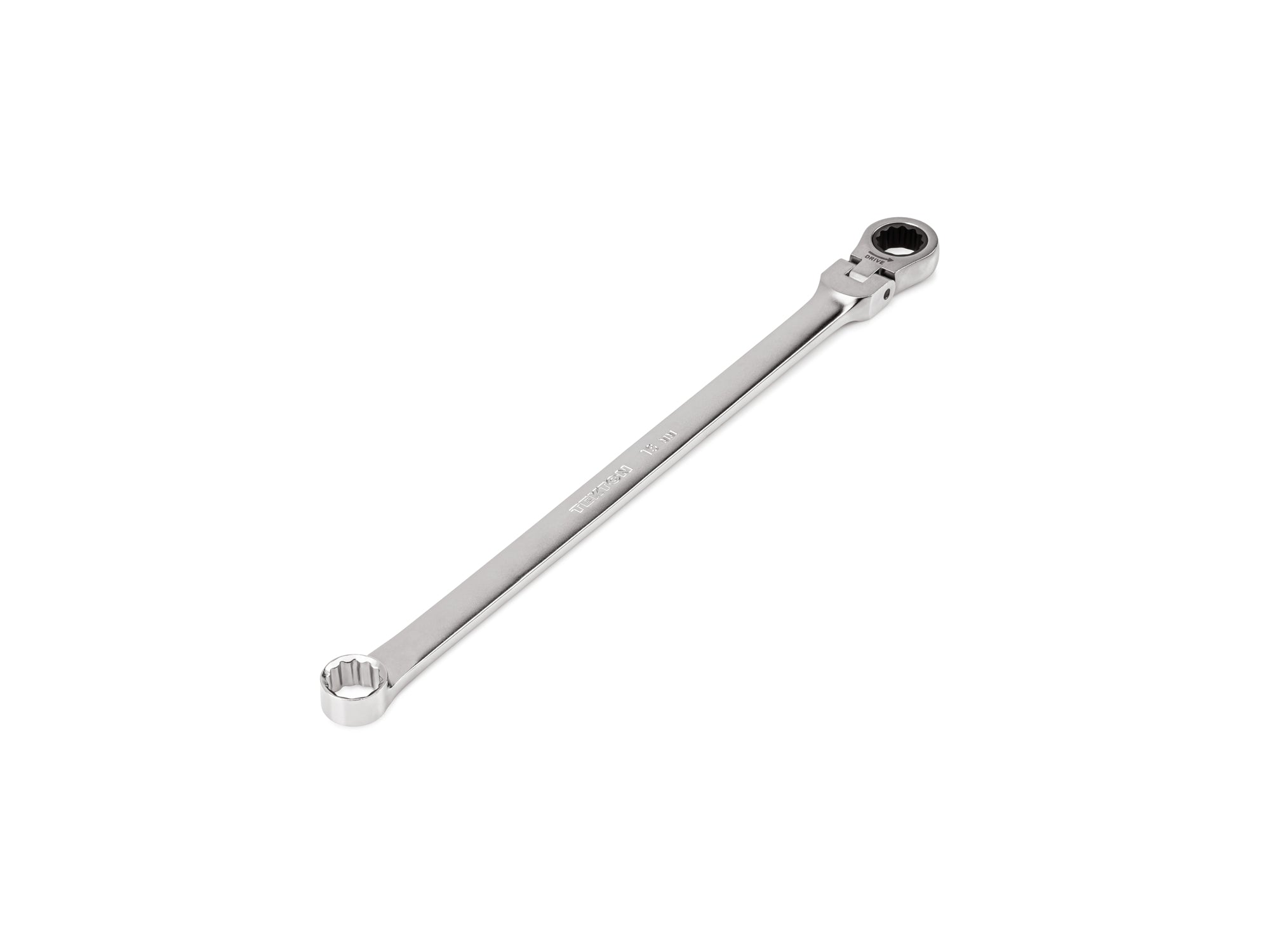 13 mm Long Fixed/Flex Head 12-Point Ratcheting Box End Wrench