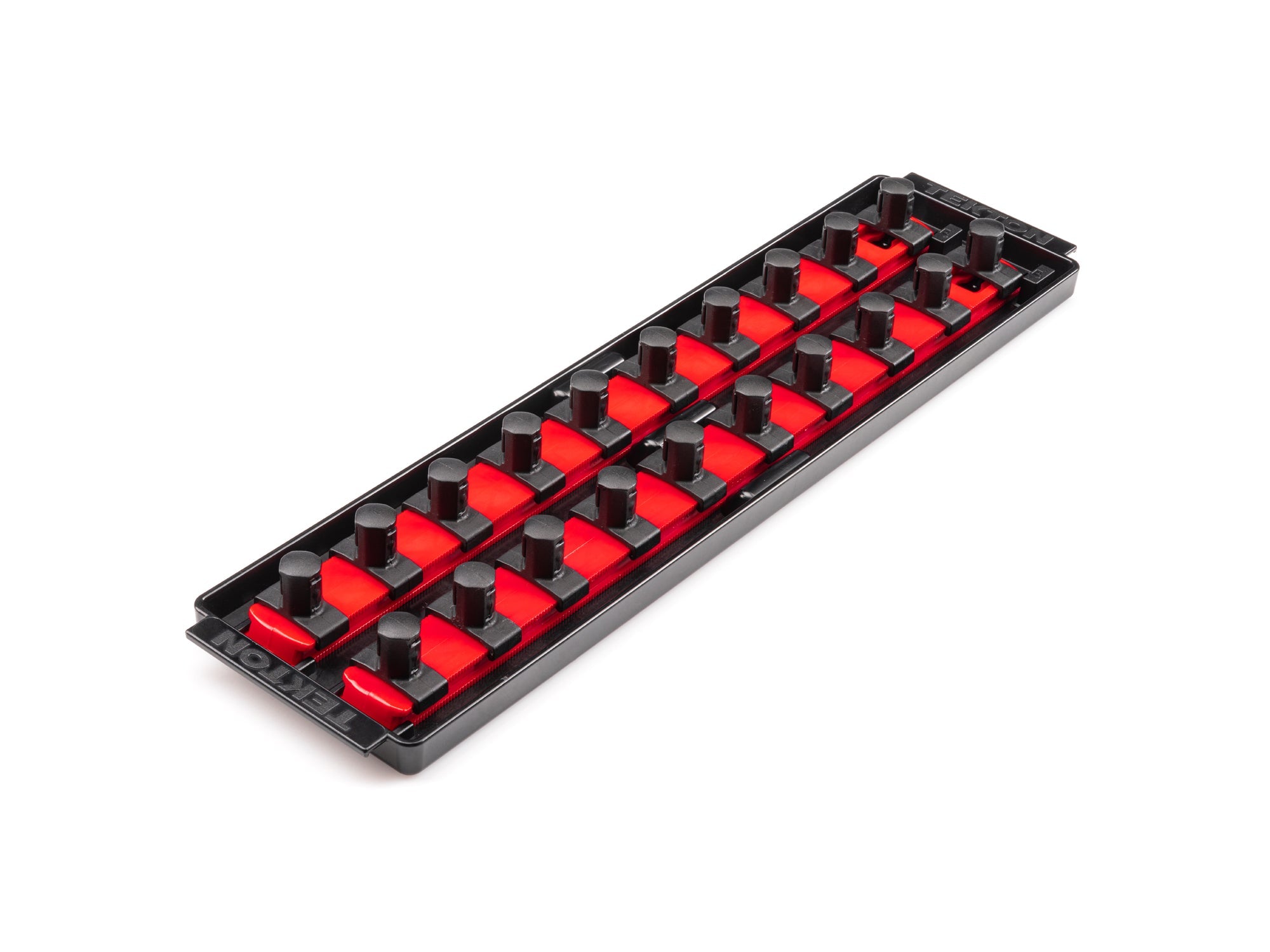 1/2 Inch Drive 2-Rail Socket Organizer Set, Red (20-Tool)