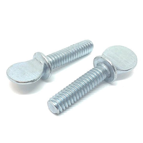 1/4-20x3/4" Spade Shoulder Type Thumb Screws Zinc