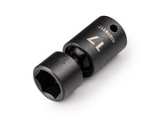 3/8 Inch Drive x 17 mm Shallow 6-Point Universal Joint Impact Socket
