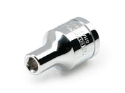 1/2 Inch Drive x 1/4 Inch Magnetic Hex Bit Holder Socket