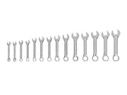 Stubby Combination Wrench Set, 14-Piece (6-19 mm)