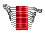 45-Degree Offset Box End Wrench Set with Modular Organizers, 11-Piece (6 - 32 mm)