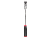 1/2 Inch Drive x 14 Inch Flex Head Quick-Release Comfort Grip Long Ratchet