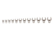 3/8 Inch Drive Crowfoot Wrench Set, 12-Piece (8 - 19 mm)