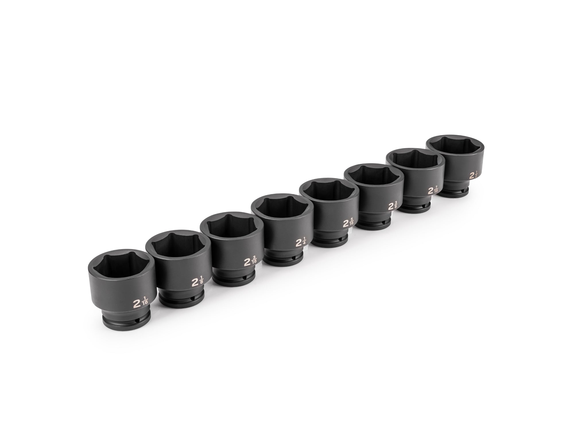 3/4 Inch Drive Shallow 6-Point Impact Socket Set, 8-Piece (2-1/16 - 2-1/2 in.)