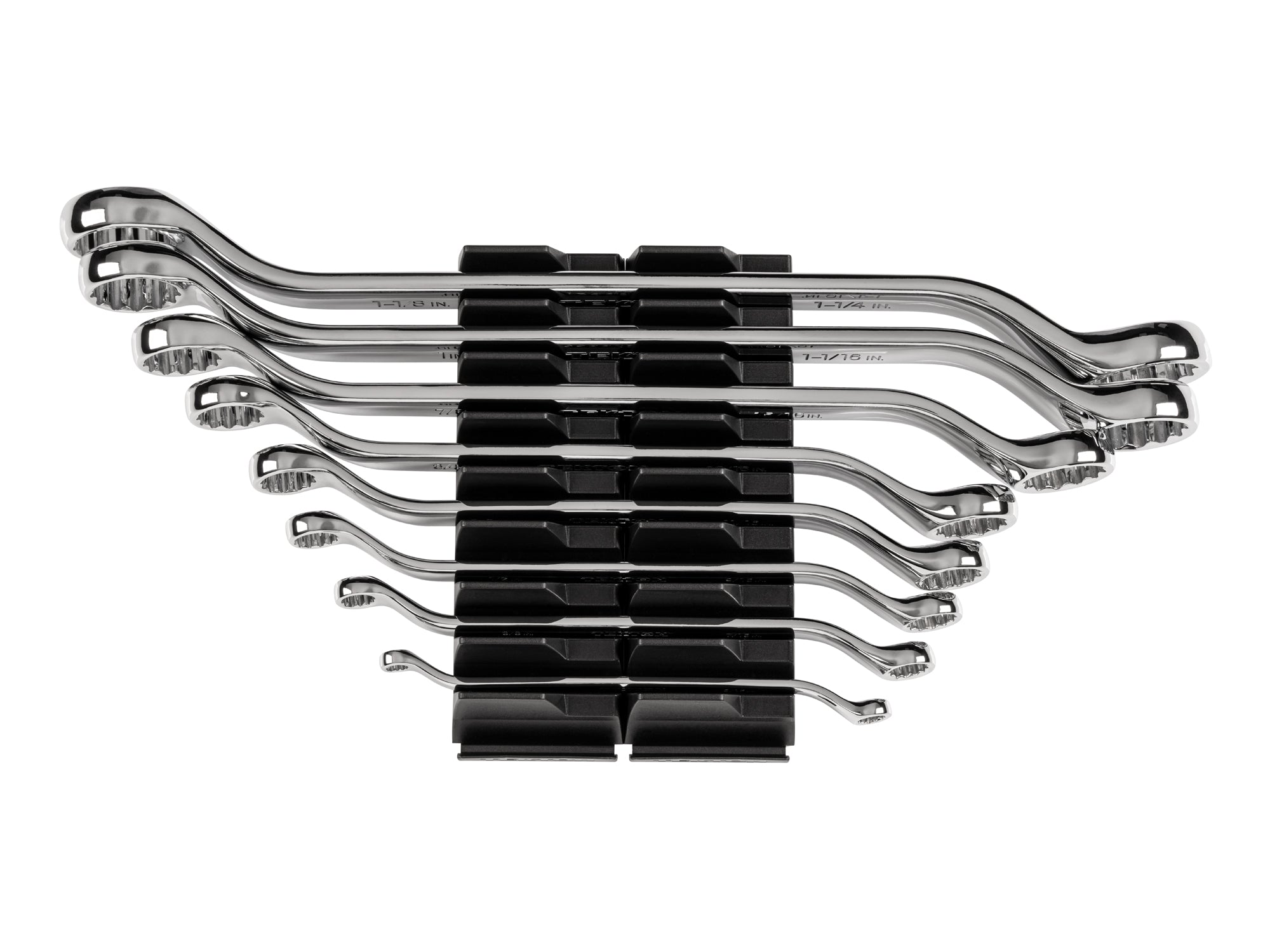 45-Degree Offset Box End Wrench Set with Modular Organizers, 8-Piece (1/4 - 1-1/4 in.)
