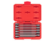 3/8 Inch Drive Long Hex Bit Socket Set with Case, 11-Piece (3 - 10 mm)