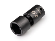 3/8 Inch Drive x 20 mm Shallow 6-Point Universal Joint Impact Socket