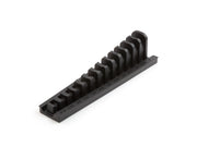 13-Tool 3/8 Inch Drive Crowfoot Wrench Organizer Rack, Black (5/16 - 1 in.)