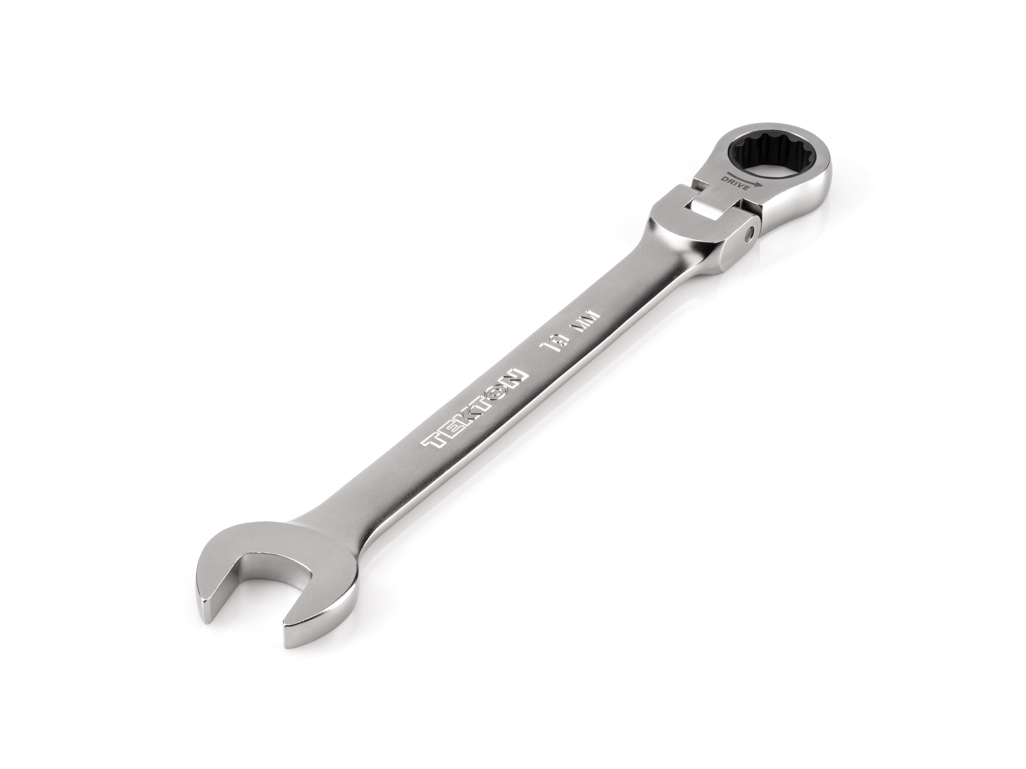 19 mm Flex Head 12-Point Ratcheting Combination Wrench