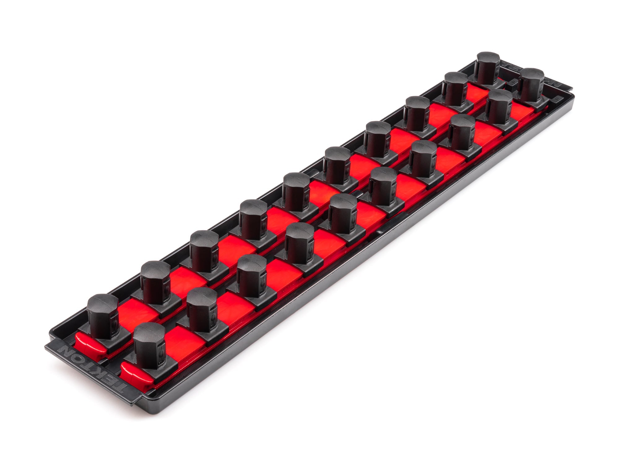 3/4 Inch Drive 2-Rail Socket Organizer Set, Red (20-Tool)