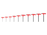 Flat End Hex T-Handle Key Set, 10-Piece (2 - 10 mm)